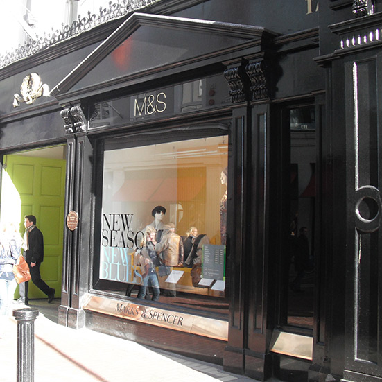 M&S Shopfront Dublin
